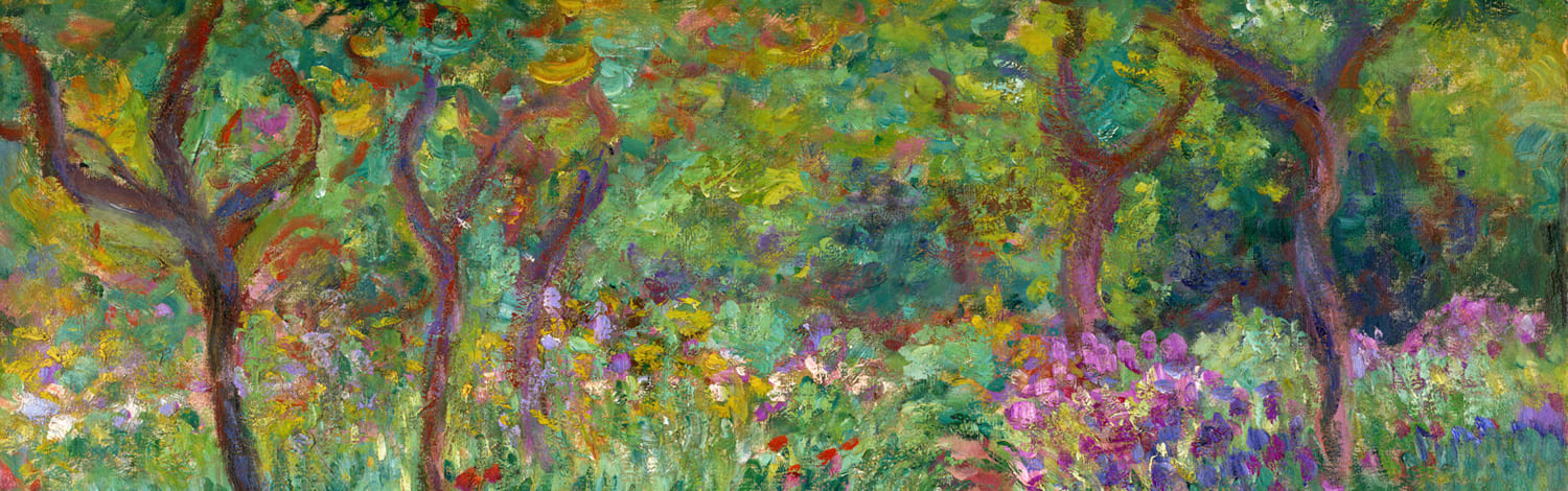 The Iris Garden at Giverny - Claude Monet