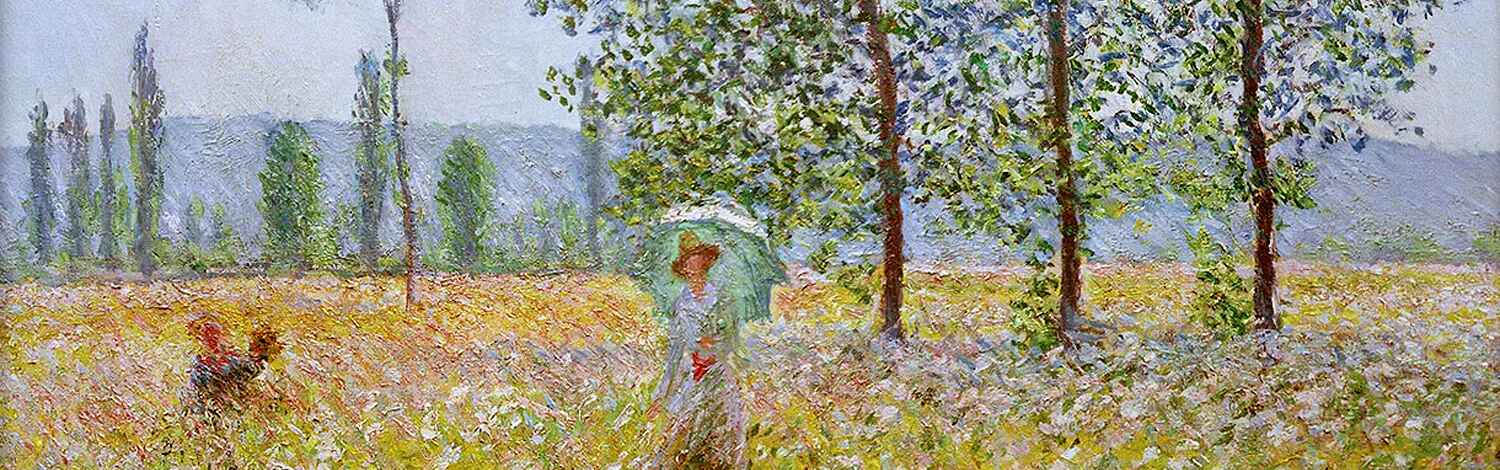 Fields in Spring - Claude Monet