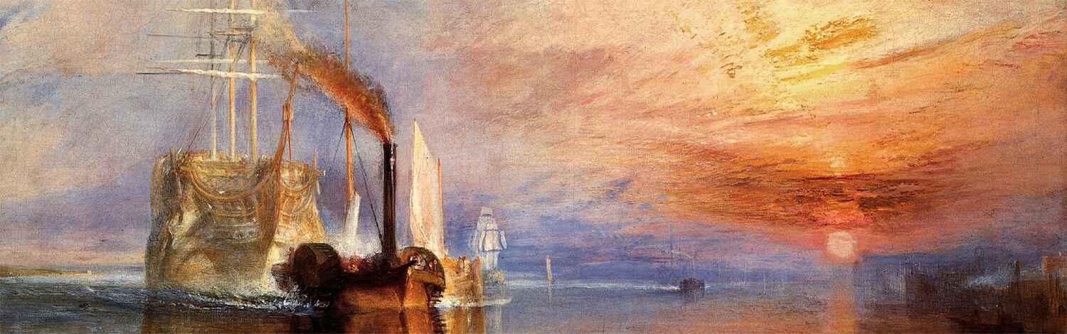 The Fighting Temeraire Tugged to Her Last Berth to Be Broken Up - J.M.W. Turner